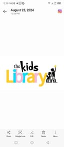 The kids Library Kenya's website